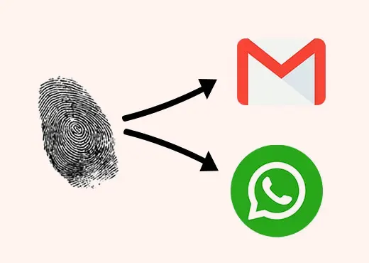 Share the thumb impression